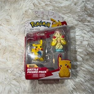 Pokémon Battle Figure Set Pikachu and Alcremie Valentines Edition